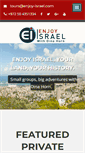 Mobile Screenshot of enjoy-israel.com