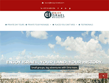 Tablet Screenshot of enjoy-israel.com